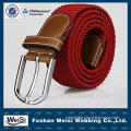 China best service balanced weave belt mesh custom woven ribbon belt